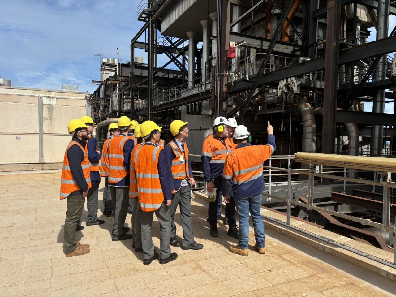 Local people on a tour of Torrens Island Power Statoin A