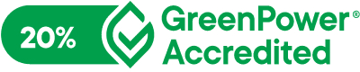 20% GreenPower Accredited