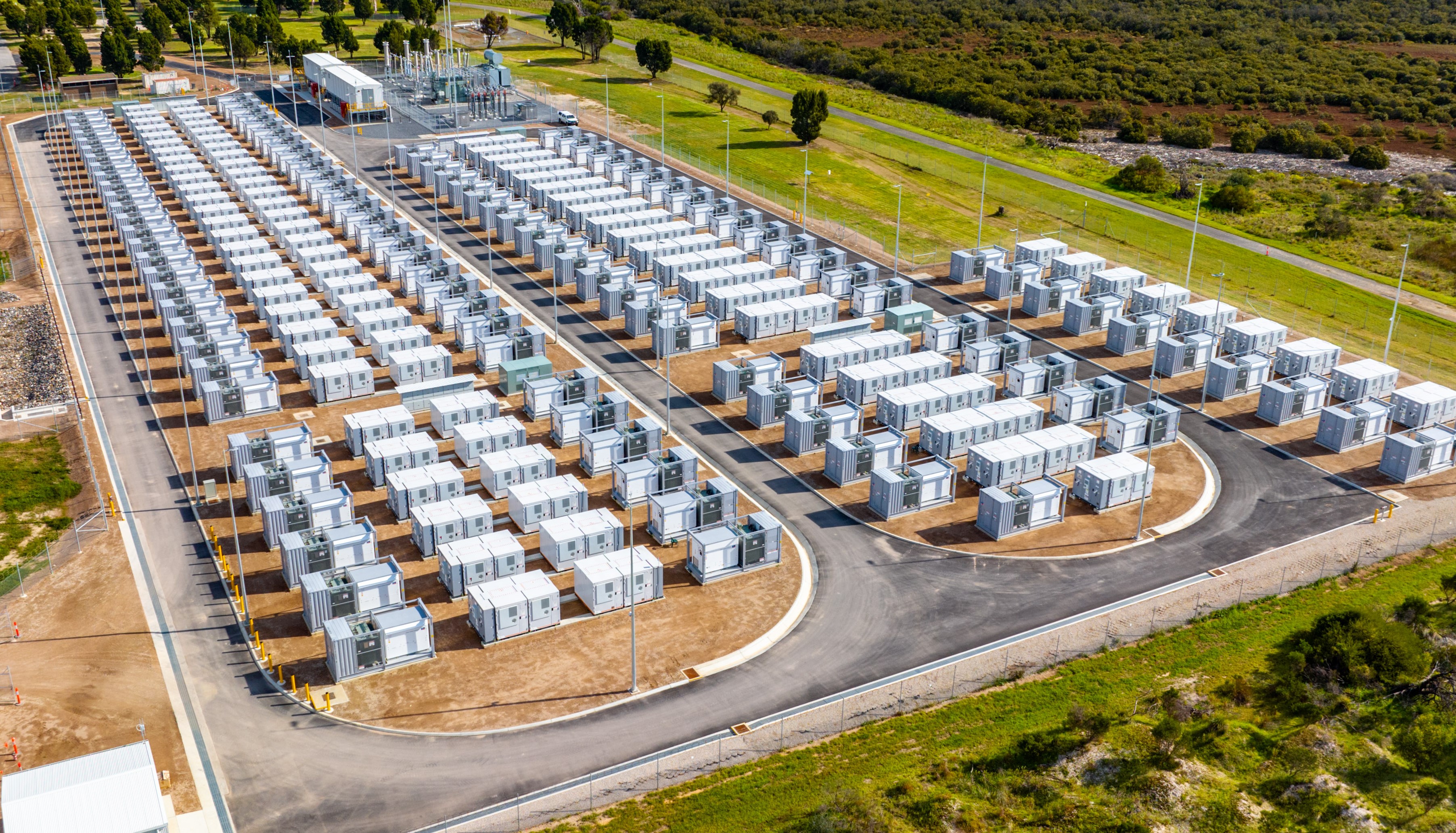 Image of a battery energy storage system