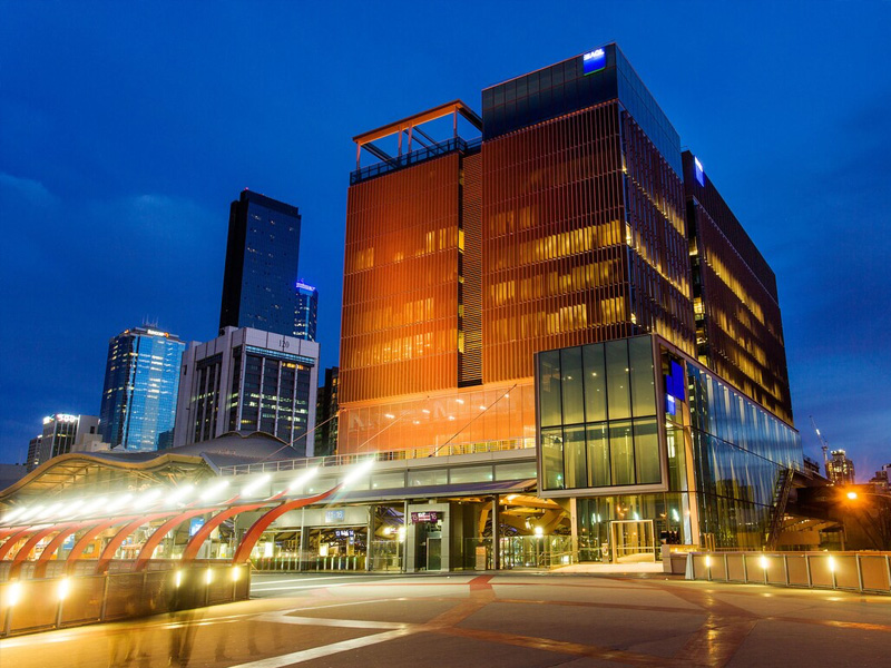 AGL Bourke St office at night