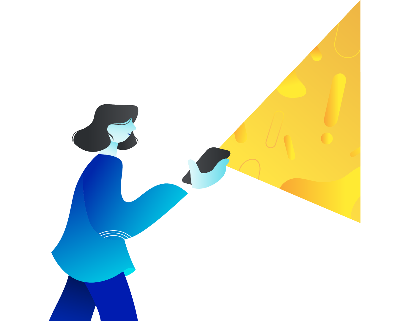 Illustration depicting a house with an alert signifying there might be problems